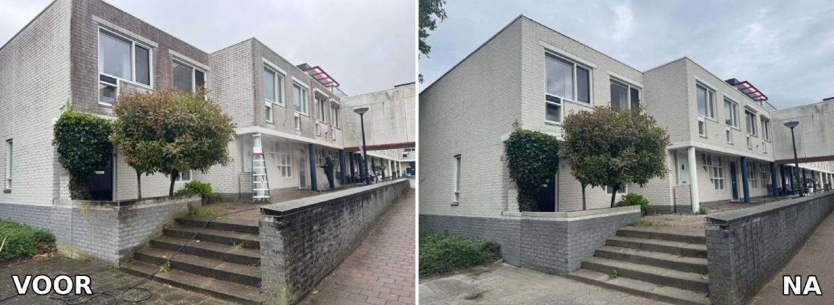 Voor en na gevel impregneren Purmerend - Vakkundige uitvoering